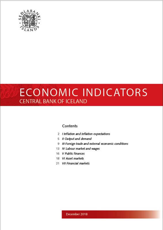 Cover of Economic Indicators December 2018