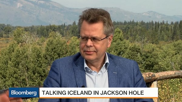 Már Gudmundsson was interviewed by Bloomberg