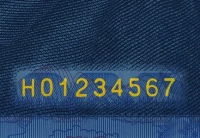 Serial number on the obverse