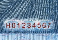 Red serial number on the obverse
