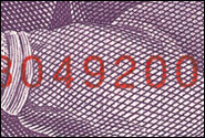 Red serial number on the obverse